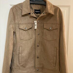 NEW Men's EXPRESS Tan Jacket XS-S